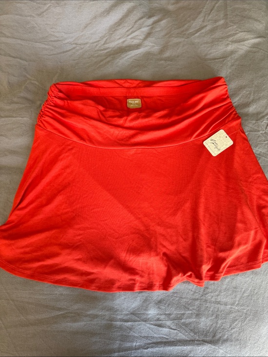 Free People Pants - Free People Tangerine Jersey Skort XL NWT
